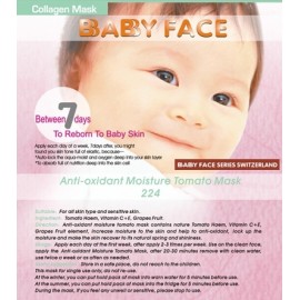 BABY FACE Anti-oxidant Moisture Tomato Mask 蕃茄補濕抗氧化面膜